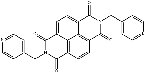 2,7-bis(pyridin-4-ylmethyl)benzo[lmn][3,8]phenanthroline-1,3,6,8(2H,7H)-tetraone Structure