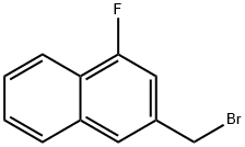 2-溴甲基-3-氟萘 结构式
