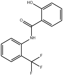 Benzamide, 2-hydroxy-N-[2-(trifluoromethyl)phenyl]- 结构式
