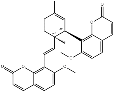 Phebalin Structure