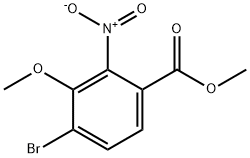 Methyl 4-bromo-3-methoxy-2-nitrobenzoate Structure