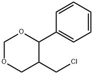 5-(氯甲基)-4-苯基-1,3-二氧六环 结构式