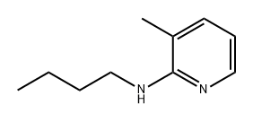 2-Pyridinamine, N-butyl-3-methyl- Structure