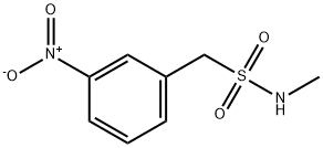 N- 甲基 -1-(3-硝基苯基)甲基磺酰胺, 344885-39-8, 结构式