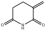 3-亚甲基哌啶-2,6-二酮, 34573-74-5, 结构式