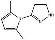 1H-Pyrazole, 3-(2,5-dimethyl-1H-pyrrol-1-yl)- Structure