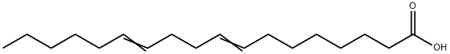 8,12-Octadecadienoic acid Struktur
