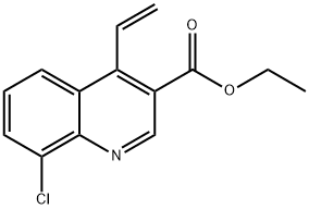 3-Quinolinecarboxylic acid, 8-chloro-4-ethenyl-, ethyl ester