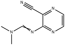 Methanimidamide, N'-(3-cyano-2-pyrazinyl)-N,N-dimethyl-,34859-38-6,结构式