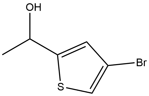 1-(4-溴噻吩-2-基)乙醇, 34878-46-1, 结构式