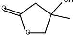 2(3H)-Furanone, dihydro-4-hydroxy-4-methyl- Struktur