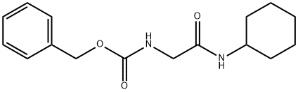 Carbamic acid, N-[2-(cyclohexylamino)-2-oxoethyl]-, phenylmethyl ester 结构式