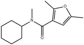 N-环己基-N,2,5-三甲基呋喃-3-甲酰胺 结构式