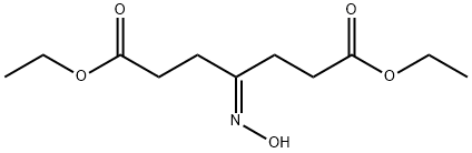 Diethyl 4-(hydroxyimino)heptanedioate 化学構造式