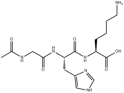乙酰基三肽-1 结构式