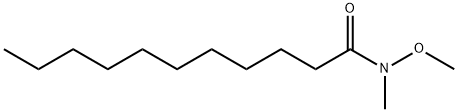 Undecanamide, N-methoxy-N-methyl- Struktur