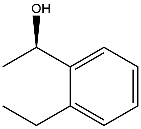 Benzenemethanol, 2-ethyl-α-methyl-, (αR)- 结构式