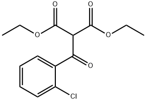 2-(2-氯苯甲酰基)丙二酸二乙酯,3516-73-2,结构式