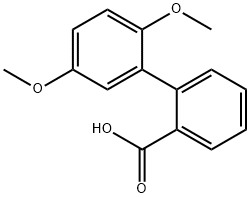 2-(2,5-Dimethoxyphenyl)benzoic acid Structure