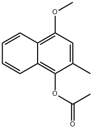 1-Naphthalenol, 4-methoxy-2-methyl-, 1-acetate