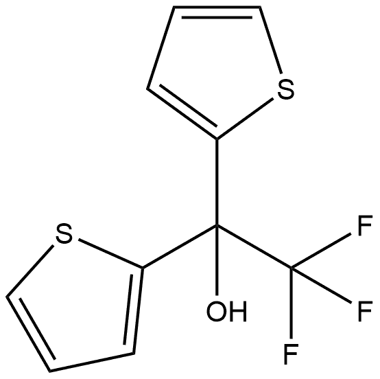2-Thiophenemethanol, α-2-thienyl-α-(trifluoromethyl)- Structure