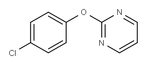 Pyrimidine, 2-(4-chlorophenoxy)- Structure