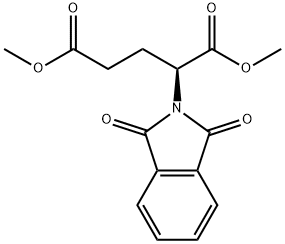 Pentanedioic acid, 2-(1,3-dihydro-1,3-dioxo-2H-isoindol-2-yl)-, 1,5-dimethyl ester, (2S)- Structure