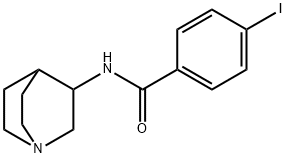 Benzamide, N-1-azabicyclo[2.2.2]oct-3-yl-4-iodo- Structure