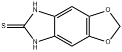 6H-1,3-Dioxolo[4,5-f]benzimidazole-6-thione,5,7-dihydro-(9CI) Struktur