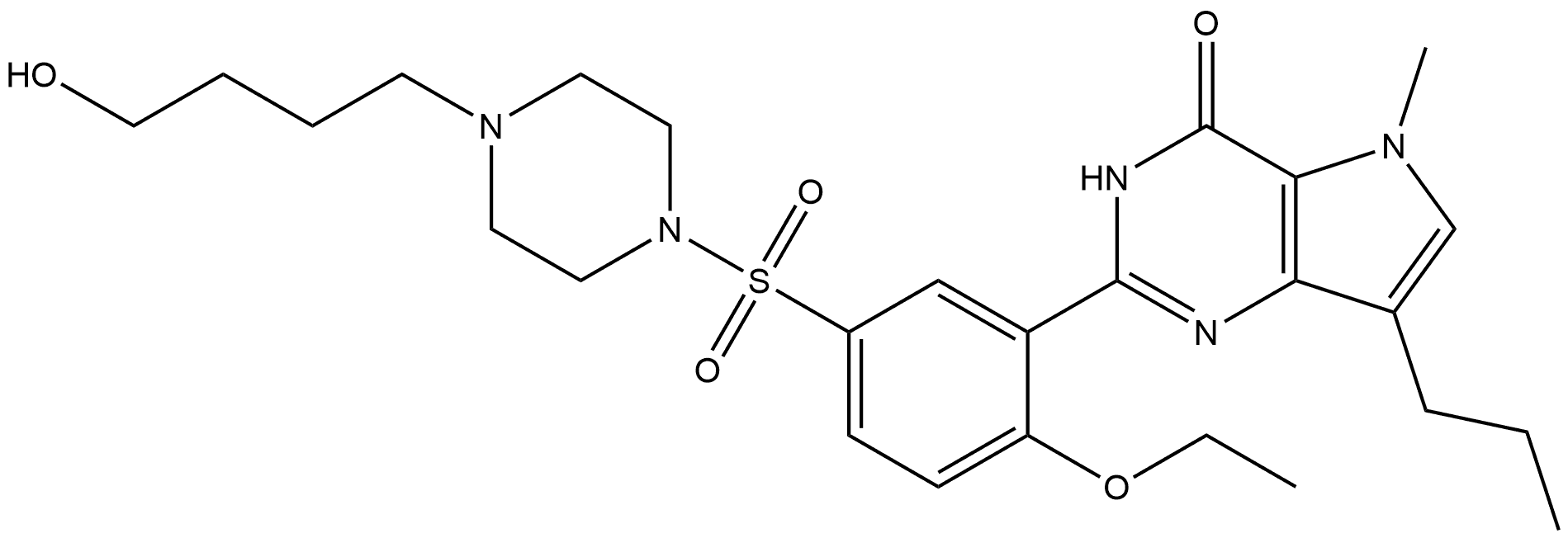 米罗那非杂质20, 356043-89-5, 结构式