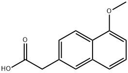2-Naphthaleneacetic acid, 5-methoxy- 结构式