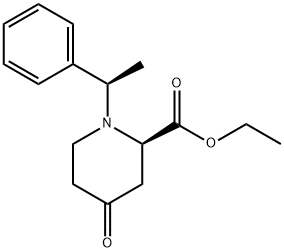 Ethyl (2R)-4-oxo-1-[(1R)-1-phenylethyl]-2-piperidinecarboxylate