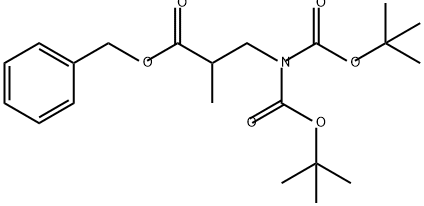Propanoic acid, 3-[bis[(1,1-dimethylethoxy)carbonyl]amino]-2-methyl-, phenylmethyl ester