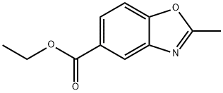 5-Benzoxazolecarboxylic acid, 2-methyl-, ethyl ester Structure