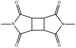 Cyclobuta[1,2-c:3,4-c']dipyrrole-1,3,4,6(2H,5H)-tetrone, tetrahydro-2,5-dimethyl- Structure