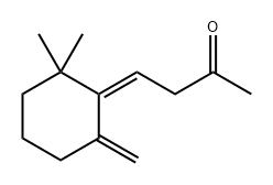 2-Butanone, 4-(2,2-dimethyl-6-methylenecyclohexylidene)-, (4Z)- Struktur