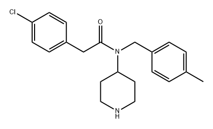 Benzeneacetamide, 4-chloro-N-[(4-methylphenyl)methyl]-N-4-piperidinyl-