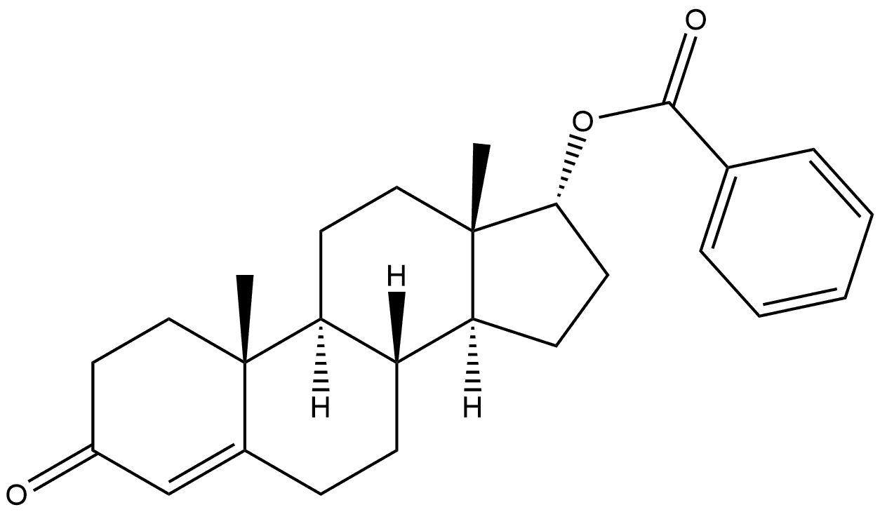 17Α-BENZOYLOXY TESTOSTERONE, 36025-82-8, 结构式