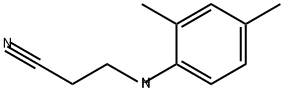 Propanenitrile, 3-[(2,4-dimethylphenyl)amino]- Structure