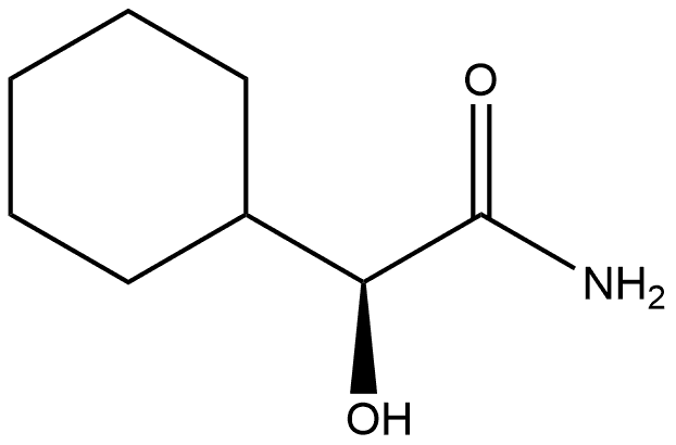 (αS)-α-Hydroxycyclohexaneacetamide Structure