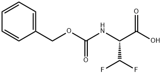 L-Alanine, 3,3-difluoro-N-[(phenylmethoxy)carbonyl]- Struktur