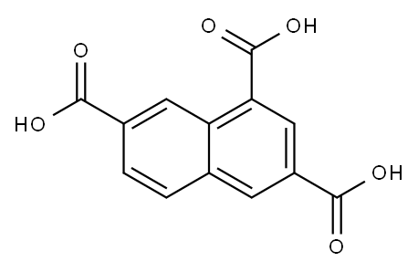 1,3,7-萘三甲酸, 36440-02-5, 结构式