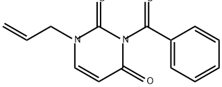 2,4(1H,3H)-Pyrimidinedione, 3-benzoyl-1-(2-propen-1-yl)-