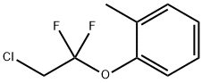Benzene, 1-(2-chloro-1,1-difluoroethoxy)-2-methyl- Struktur