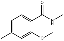 4-Fluoro-2-methoxy-N-methylbenzamide 结构式