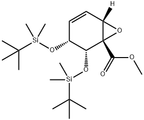 7-Oxabicyclo[4.1.0]hept-4-ene-1-carboxylic acid, 2,3-bis[[(1,1-dimethylethyl)dimethylsilyl]oxy]-, methyl ester, (1S,2R,3R,6S)-