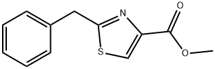 4-Thiazolecarboxylic acid, 2-(phenylmethyl)-, methyl ester Structure