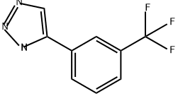 1H-1,2,3-Triazole, 5-[3-(trifluoromethyl)phenyl]- Struktur