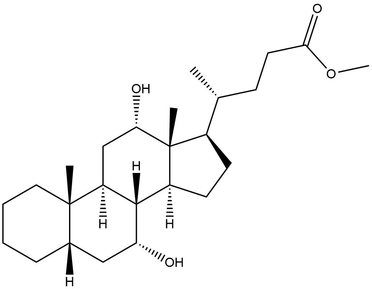 Cholan-24-oic acid, 7,12-dihydroxy-, methyl ester, (5β,7α,12α)- (9CI)