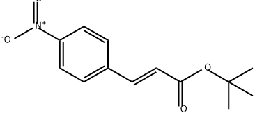 2-Propenoic acid, 3-(4-nitrophenyl)-, 1,1-dimethylethyl ester, (2E)- Struktur